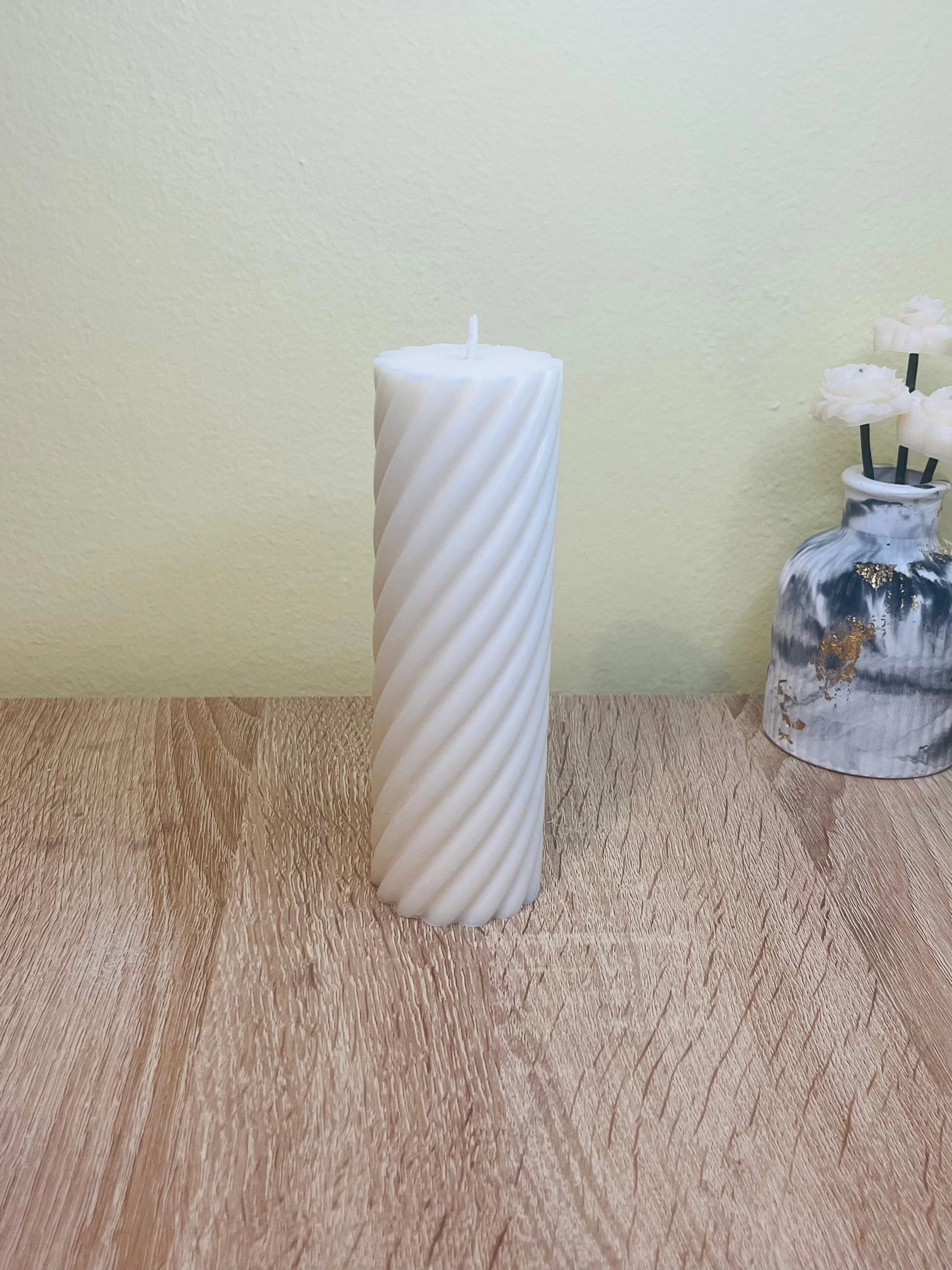 Διακοσμητικό κερί σόγιας μικρή κολώνα - Small Pillar Candle