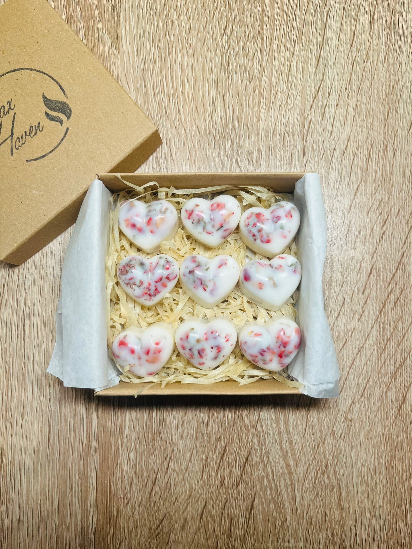 The Rose Heart Wax Melts (καρδιές)