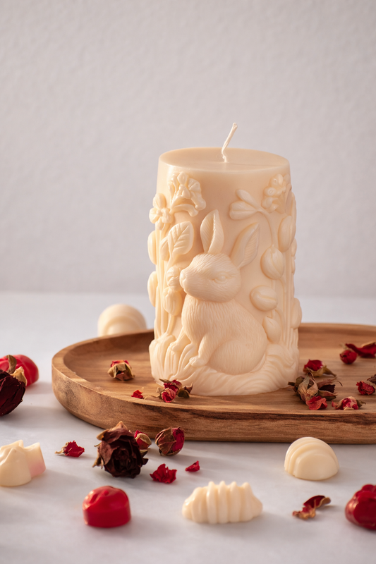 Blossom Bunny Candle