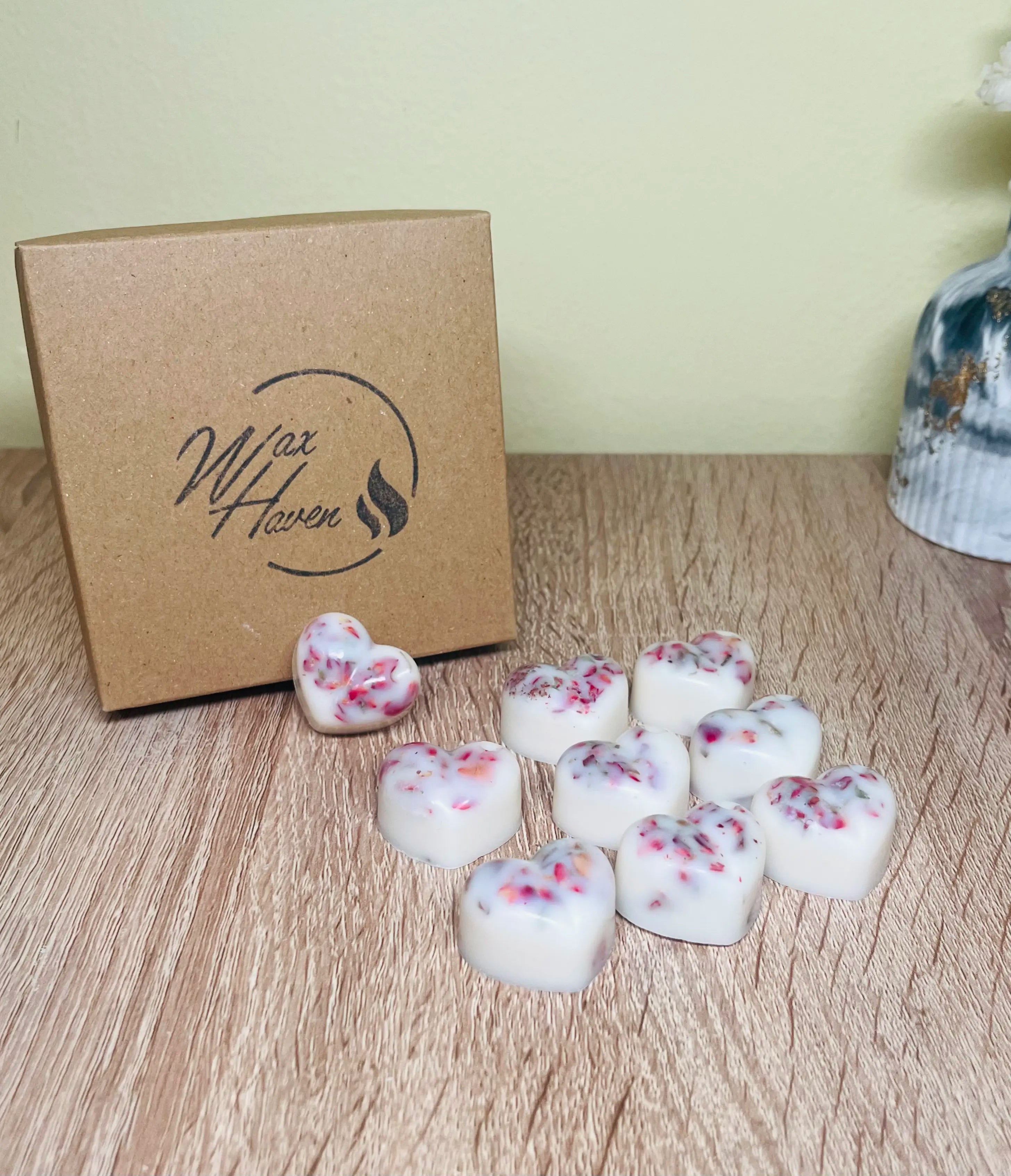The Rose Heart Wax Melts (καρδιές)