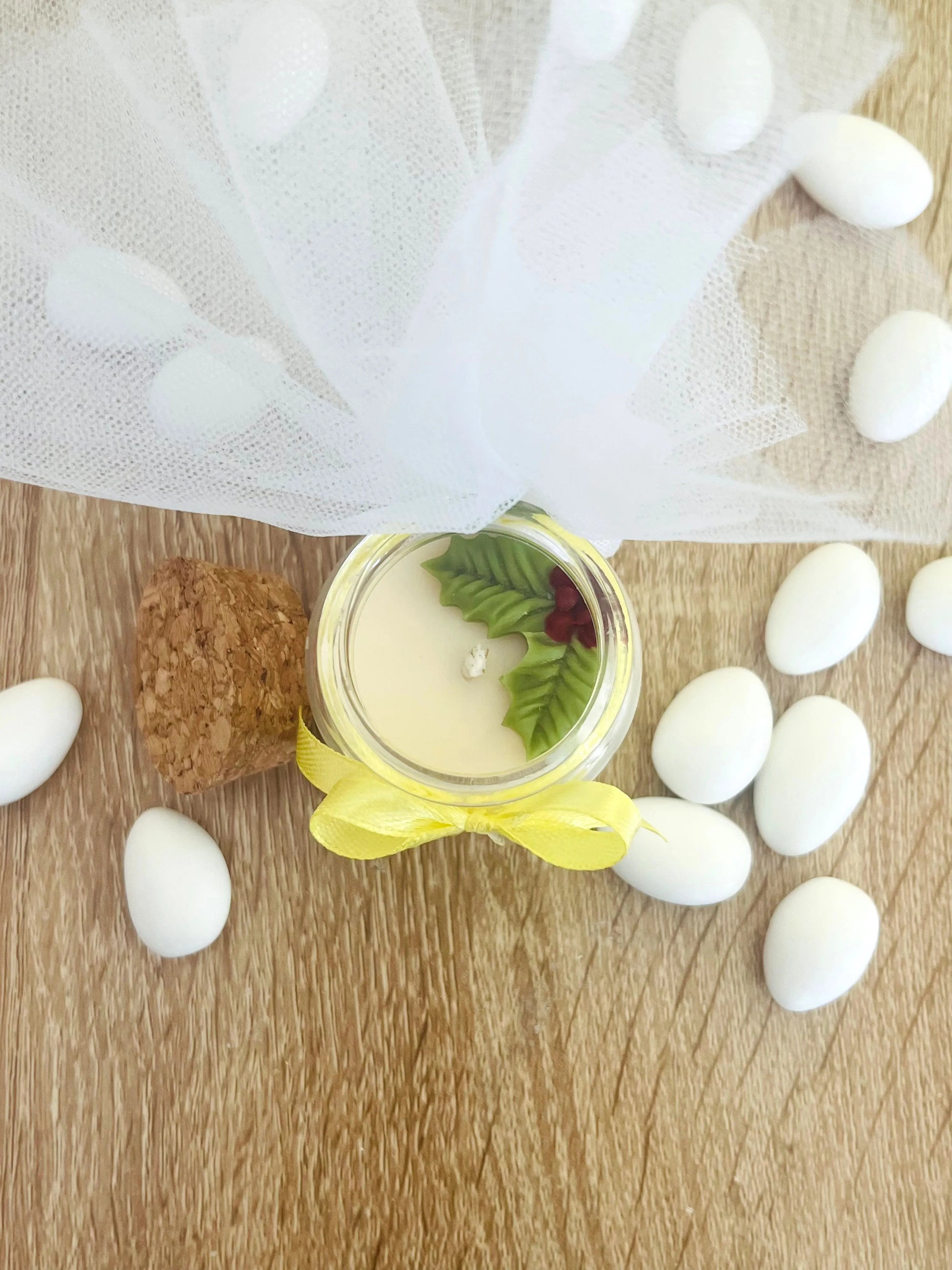 Μπομπονιέρα Χριστουγεννιάτικο βαζάκι